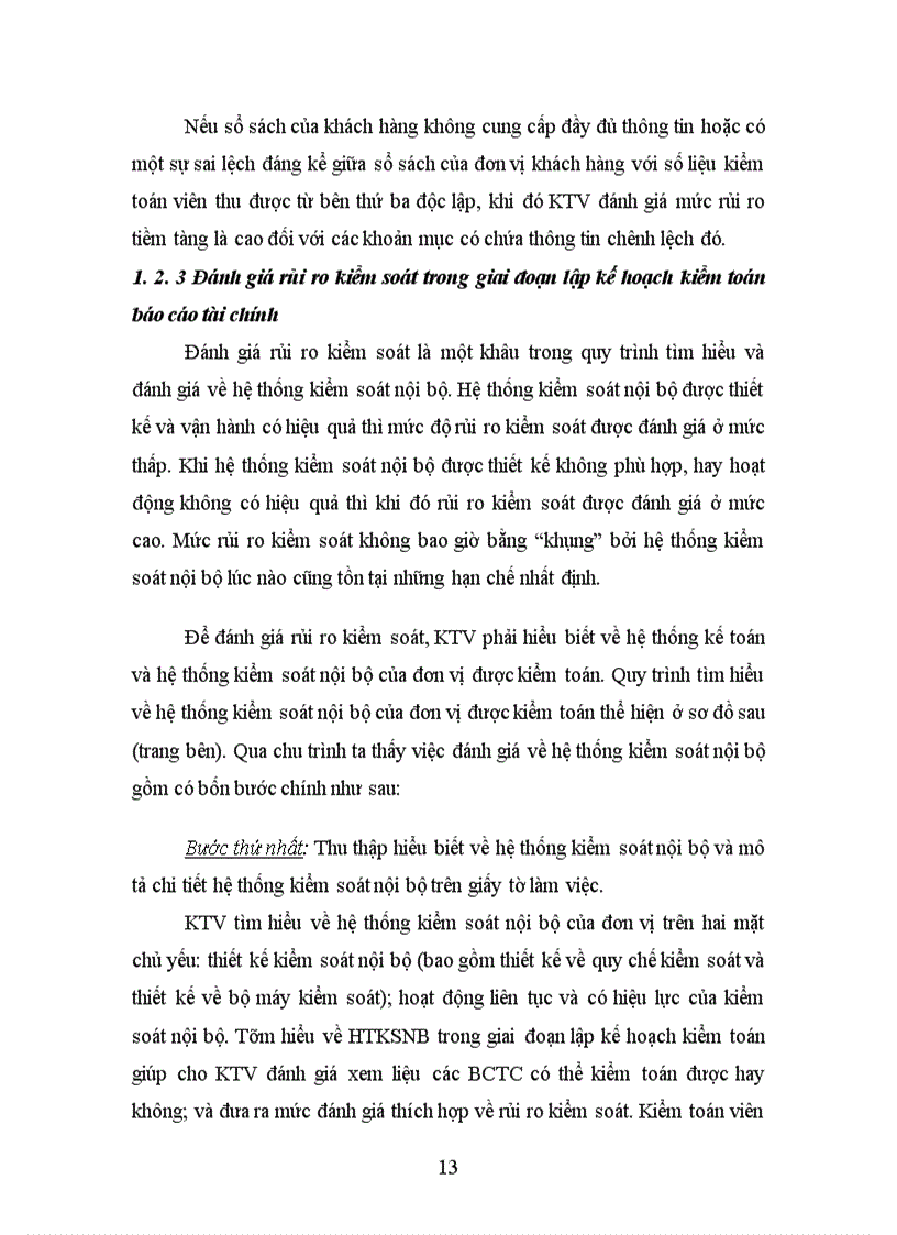 image for page Quy trình đánh giá rủi ro kiểm toán trong giai đoạn lập kế hoạch kiểm toán báo cáo tài chính tại Việt Nam hiện nay 1