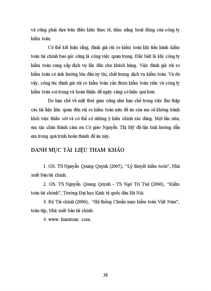 image for page Quy trình đánh giá rủi ro kiểm toán trong giai đoạn lập kế hoạch kiểm toán báo cáo tài chính tại Việt Nam hiện nay 1
