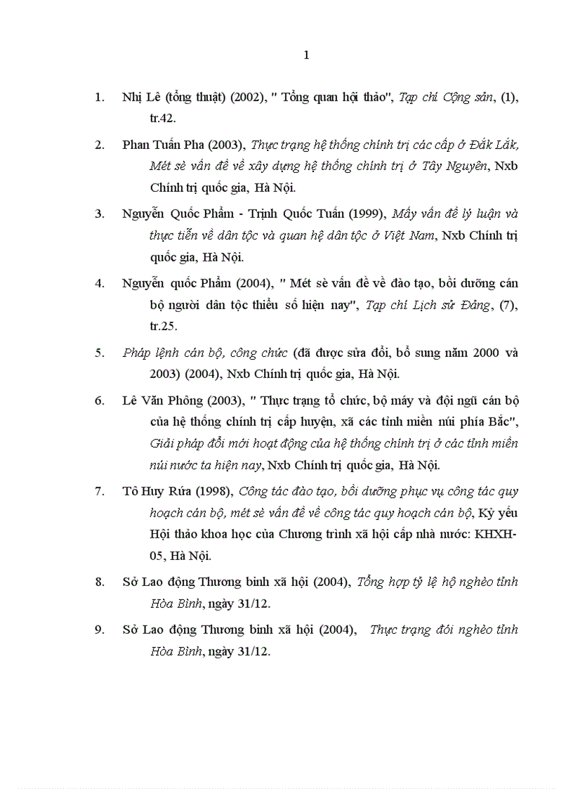 image for page Phát triển đội ngũ cán bộ người dân tộc thiểu số ở tỉnh Hòa Bình trong giai đoạn hiện nay