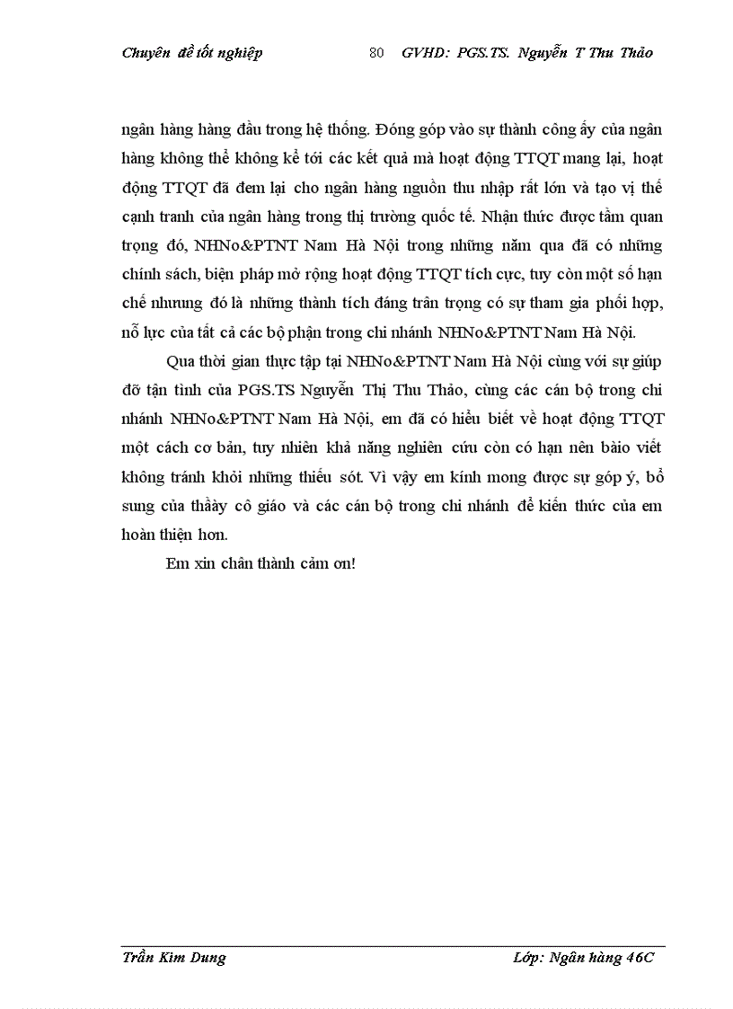 image for page Giải pháp mở rộng hoạt động thanh toán quốc tế tại chi nhánh Ngân hàng Nông nghiệp và Phát triển Nông thôn Nam Hà Nội 1