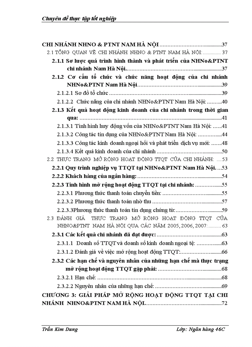 image for page Giải pháp mở rộng hoạt động thanh toán quốc tế tại chi nhánh Ngân hàng Nông nghiệp và Phát triển Nông thôn Nam Hà Nội 1