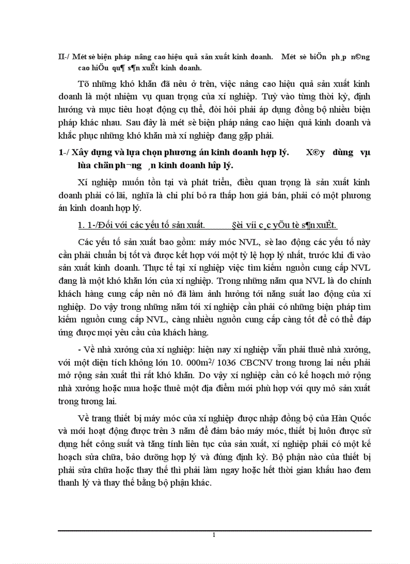 image for page hiệu quả sản xuất điều kiện tại xí nghiệp may xuất khẩu Thanh Trì 1