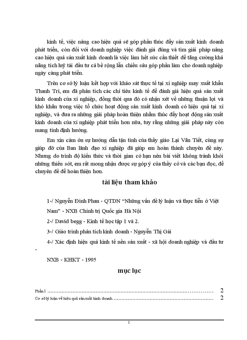 image for page hiệu quả sản xuất điều kiện tại xí nghiệp may xuất khẩu Thanh Trì 1