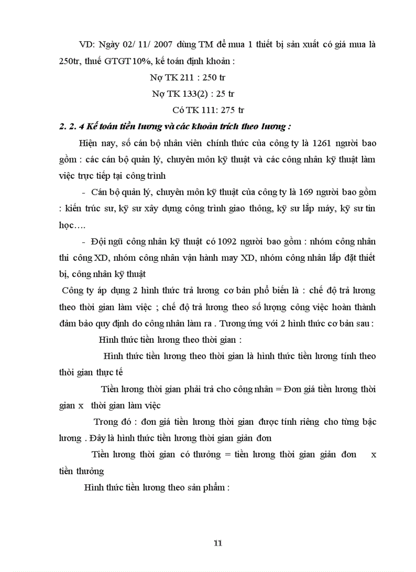 image for page Tình hình tổ chức bộ máy kế toán và tổ chức công tác kế toán tại công ty