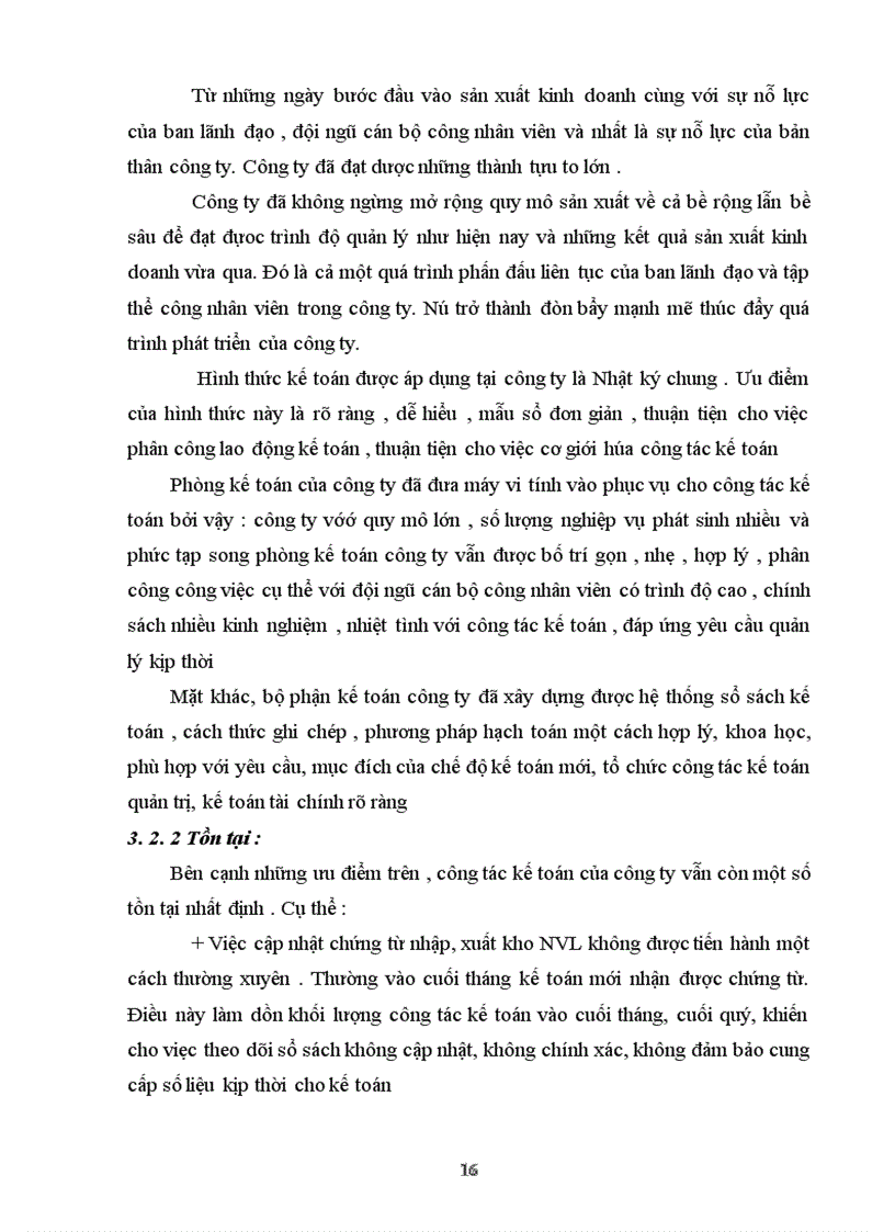 image for page Tình hình tổ chức bộ máy kế toán và tổ chức công tác kế toán tại công ty