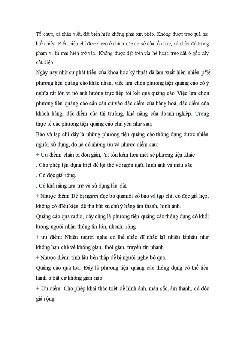 image for page Hoạt động quảng cáo đối với các doanh nghiệp kinh doanh trong nền kinh tế thị trường 1