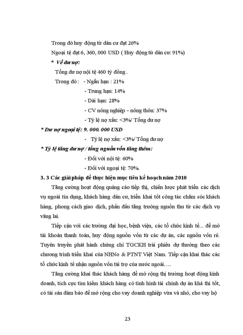 image for page Tình hình hoạt động của chi nhánh ngân hàng nông nghiệp và phát triển nông thôn trong giai đoạn 2007 2009
