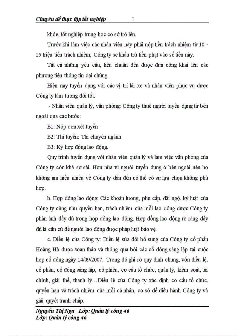 image for page Hoàn thiện các công cụ tạo động lực cho người lao động tại Công ty cổ phần Hoàng Hà 1