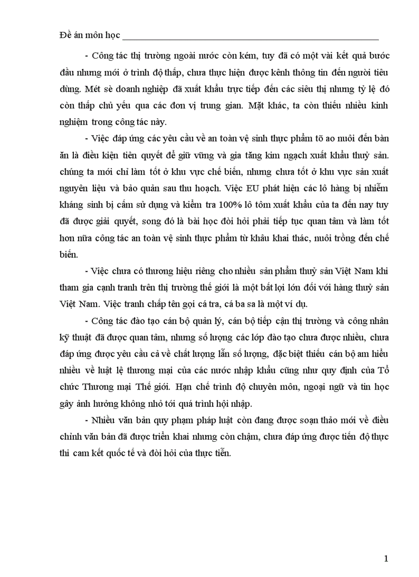 image for page Giải pháp thúc đẩy hoạt động xuất khẩu của ngành thuỷ sản Việt Nam trong xu thế hội nhập