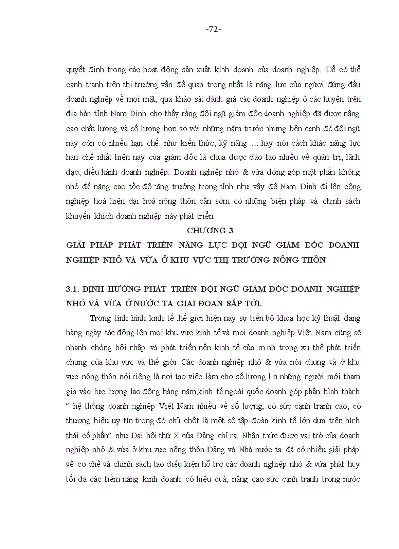 image for page thực trạng năng lực giám đốc doanh nghiệp nhỏ và vừa ở thị trường nông thôn