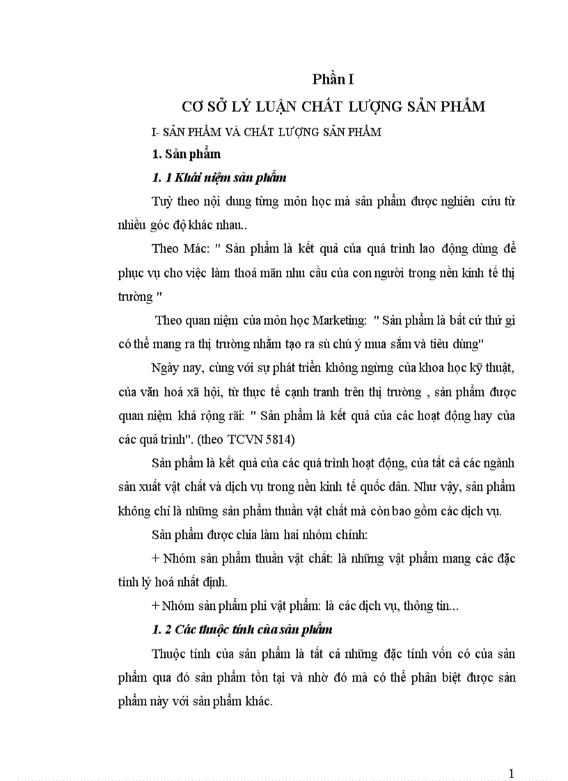 image for page Phân tích tình hình chất lượng sản phẩm sợi ở Công ty Dệt May Hà Nội 1