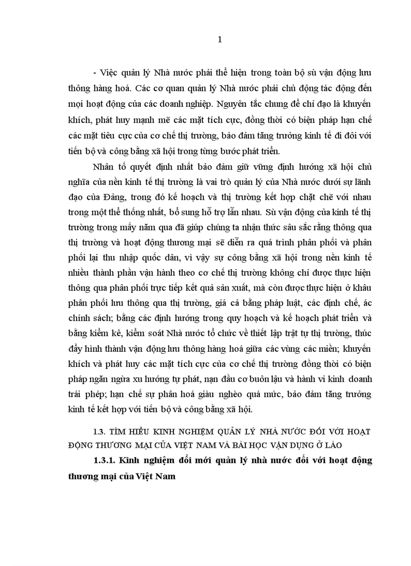 image for page Đổi mới quản lý nhà nước đối với hoạt động thương mại trên địa bàn tỉnh Bó Kẹo Cộng hoà Dân chủ Nhân dân Lào