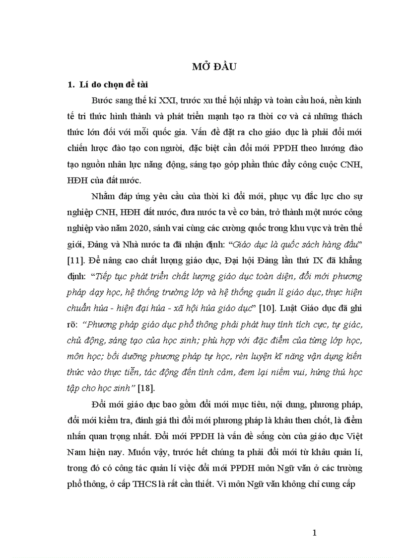 image for page Biện pháp quản lí việc đổi mới phương pháp dạy học môn Ngữ văn của Hiệu trưởng trường THCS huyện Phúc Thọ Hà Nội 1