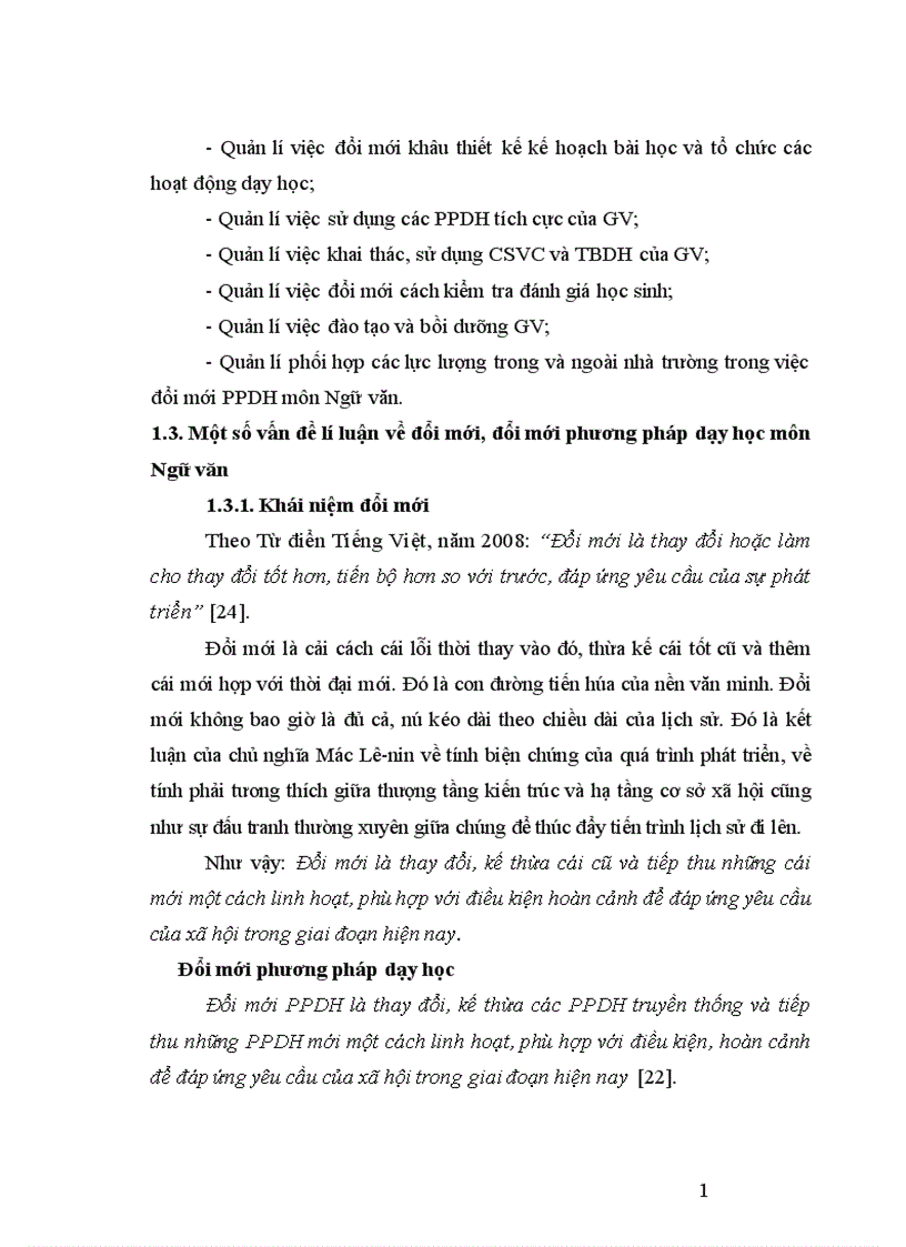 image for page Biện pháp quản lí việc đổi mới phương pháp dạy học môn Ngữ văn của Hiệu trưởng trường THCS huyện Phúc Thọ Hà Nội 1