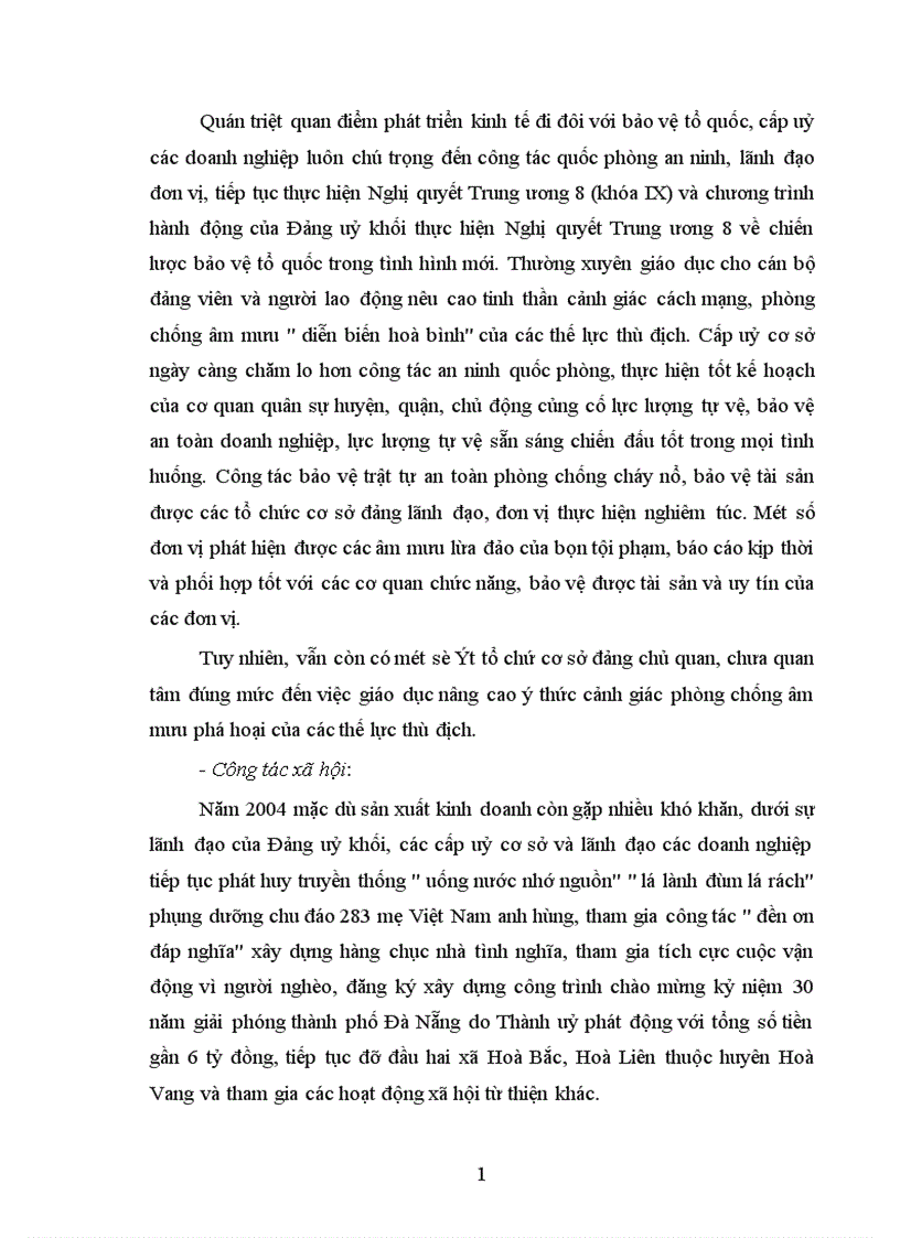 image for page Vấn đề tổ chức và hoạt động của Đảng trong các doanh nghiệp trên địa bàn thành phố Đà Nẵng