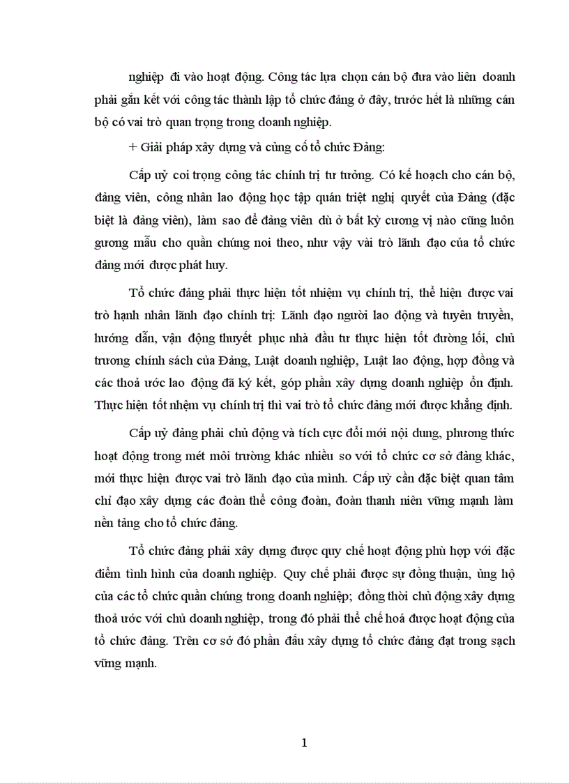 image for page Vấn đề tổ chức và hoạt động của Đảng trong các doanh nghiệp trên địa bàn thành phố Đà Nẵng