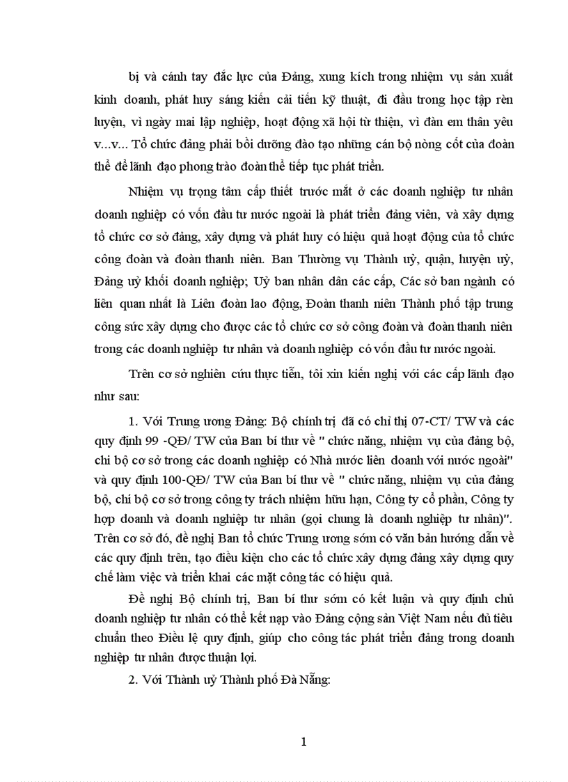 image for page Vấn đề tổ chức và hoạt động của Đảng trong các doanh nghiệp trên địa bàn thành phố Đà Nẵng