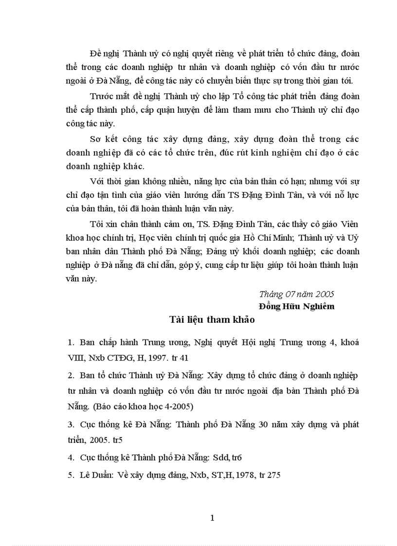 image for page Vấn đề tổ chức và hoạt động của Đảng trong các doanh nghiệp trên địa bàn thành phố Đà Nẵng