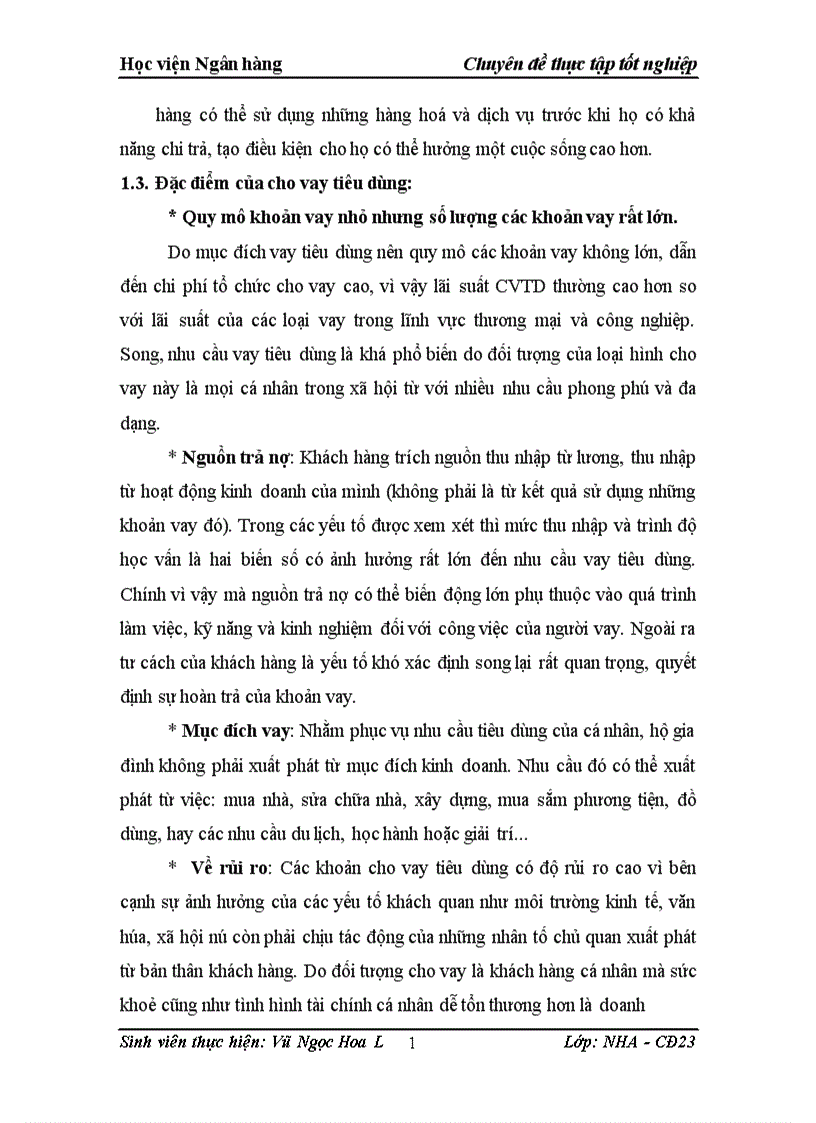 image for page Giải pháp phát triển cho vay tiêu dùng tại Ngân hàng Đầu tư và phát triển Việt Nam Chi nhánh Nam Hà Nội