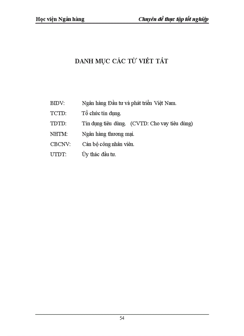 image for page Giải pháp phát triển cho vay tiêu dùng tại Ngân hàng Đầu tư và phát triển Việt Nam Chi nhánh Nam Hà Nội