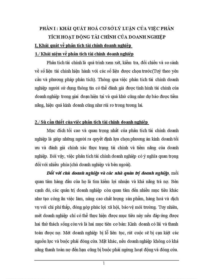 image for page Phân tích tình hình tài chính tại công ty Da giày Hà nội