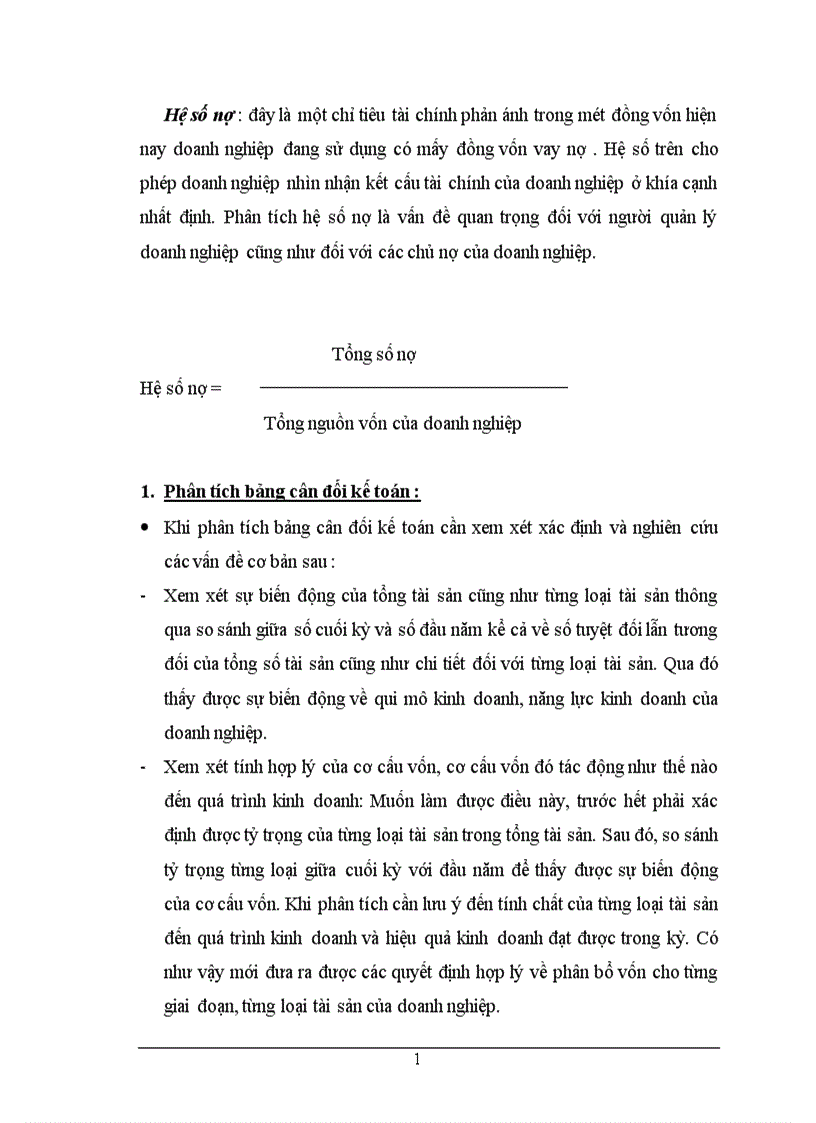 image for page Phân tích tình hình tài chính tại công ty Da giày Hà nội