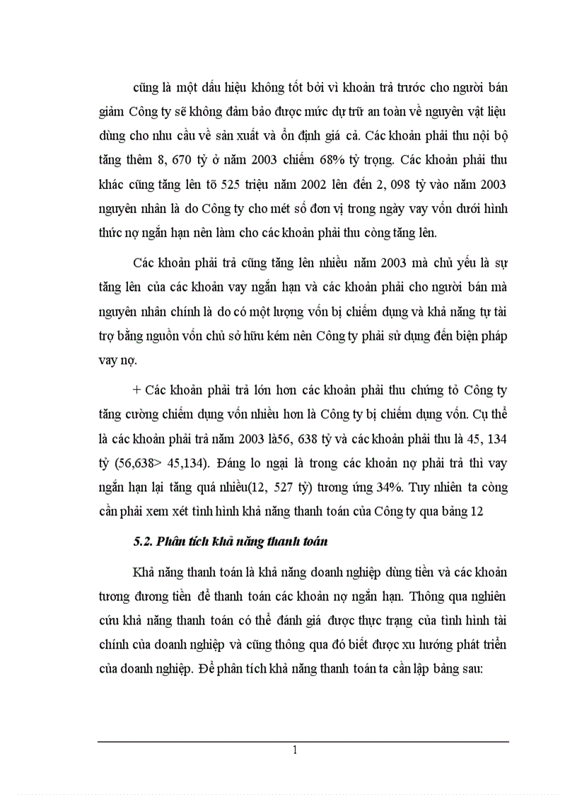 image for page Phân tích tình hình tài chính tại công ty Da giày Hà nội