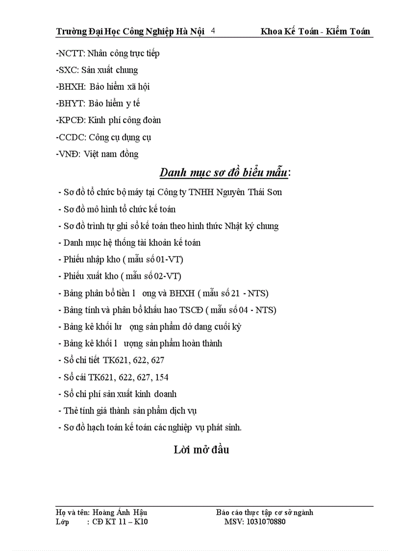 image for page Tổ chức kế toán chi phí và tính giá thành sản phẩm tại Công ty TNHH Nguyên Thái Sơn 1