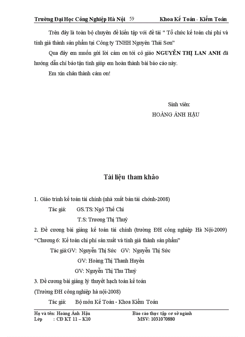 image for page Tổ chức kế toán chi phí và tính giá thành sản phẩm tại Công ty TNHH Nguyên Thái Sơn 1