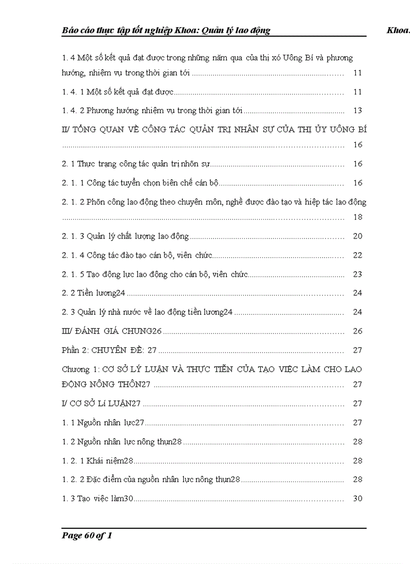 image for page Thực trạng và giải pháp tạo việc làm cho lao động nông thôn ở thị xã Uông Bí tỉnh Quảng Ninh 1