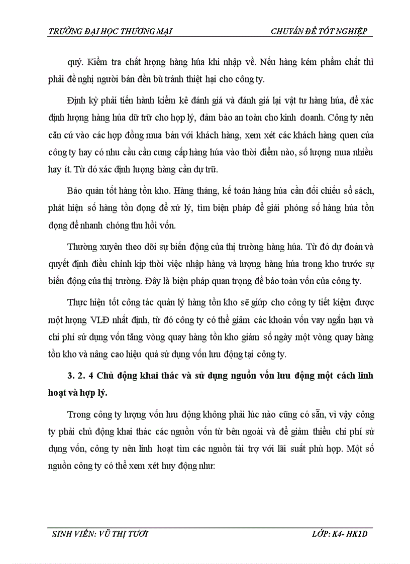 image for page Phân tích hiệu quả sử dụng vốn lưu động tại Công ty TNHH Thương mại và Du lịch Tùng Hà
