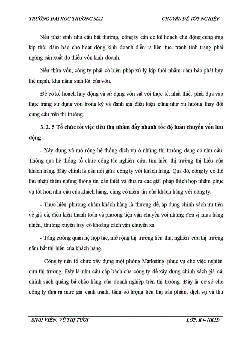 image for page Phân tích hiệu quả sử dụng vốn lưu động tại Công ty TNHH Thương mại và Du lịch Tùng Hà