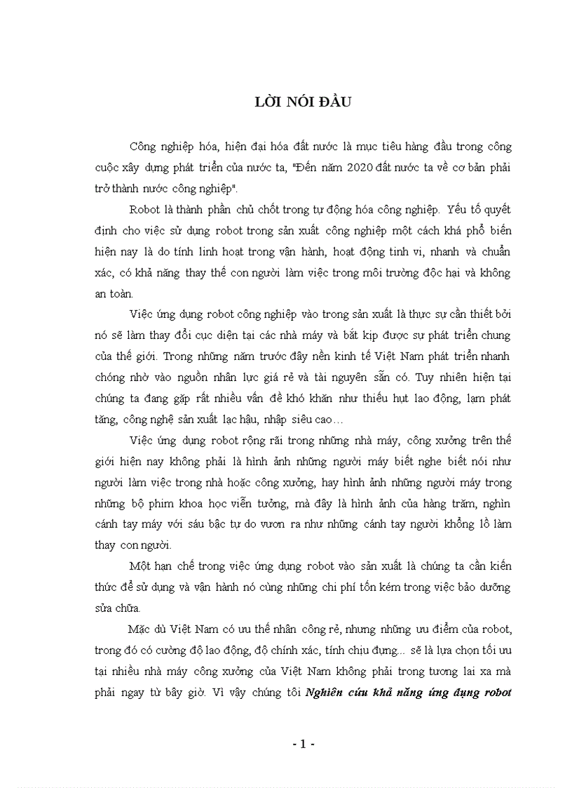 image for page Nghiên cứu khả năng ứng dụng robot công nghiệp trong hệ sản xuất linh hoạt