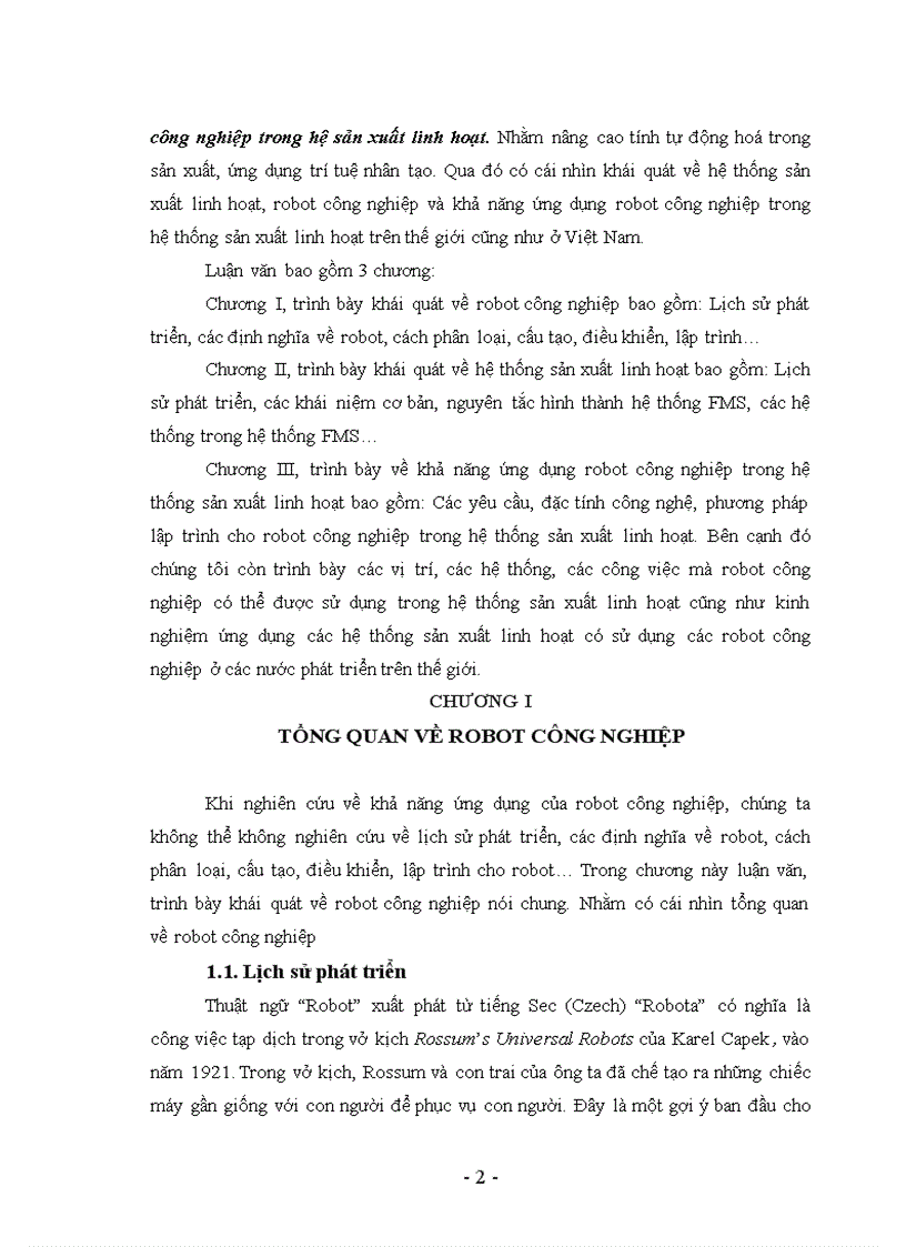 image for page Nghiên cứu khả năng ứng dụng robot công nghiệp trong hệ sản xuất linh hoạt