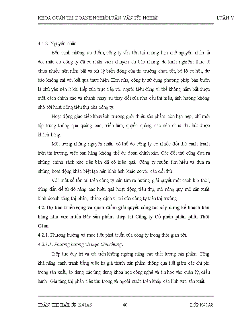 image for page Hoàn thiện công tác xây dựng kế hoạch bán hàng khu vực miền Bắc sản phẩm thép tại Công ty Cổ phần phân phối Thời Gian