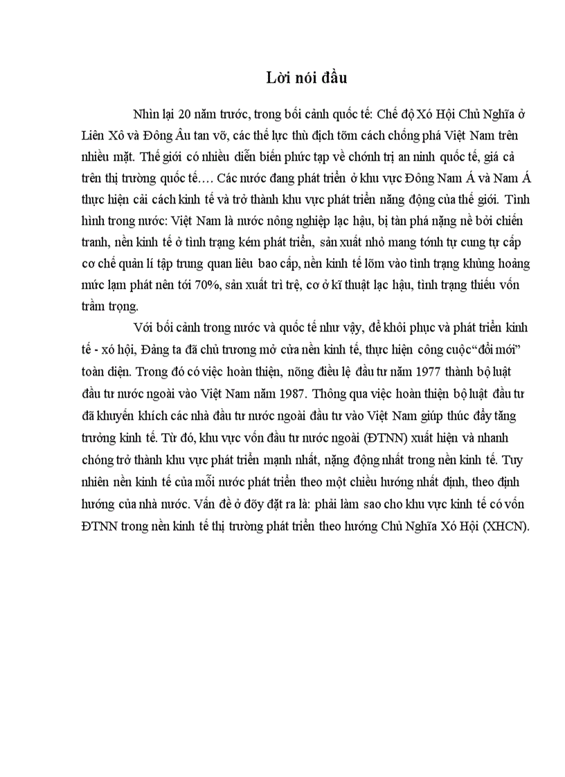 image for page Phát triển khu vực kinh tế có vốn đầu tư nước ngoài trong nền kinh tế thị trường định hướng XHCN