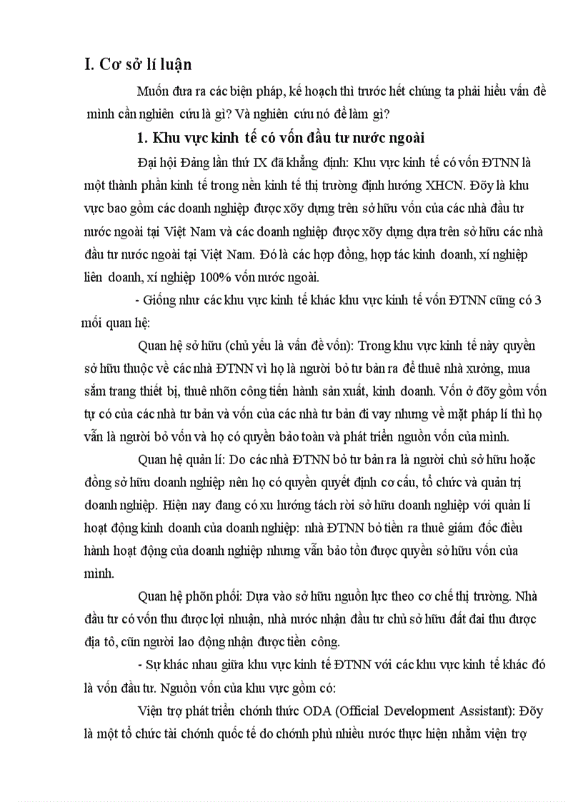 image for page Phát triển khu vực kinh tế có vốn đầu tư nước ngoài trong nền kinh tế thị trường định hướng XHCN