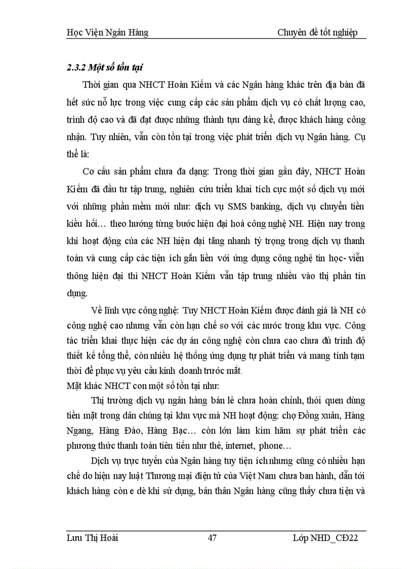 image for page Một số giải pháp nhằm mở rộng và phát triển SPDV tại NHCT Hoàn Kiếm 1