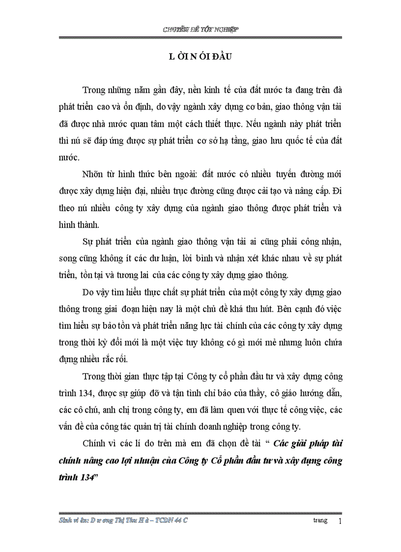 image for page Các giải pháp tài chính nâng cao lợi nhuận của Công ty Cổ phần đầu tư và xây dựng công trình 134 1