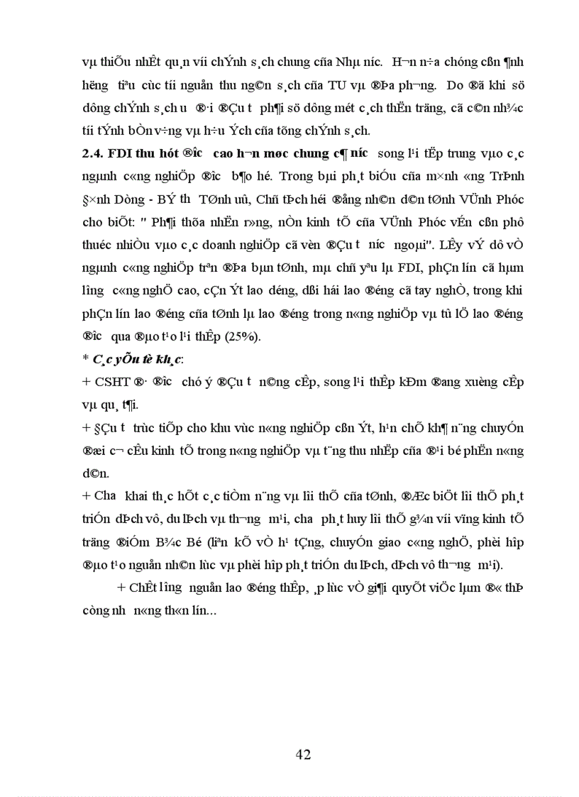 image for page Tình hình đầu tư trực tiếp nước ngoài FDI tại tỉnh Vĩnh Phúc thực trạng và giải pháp 1