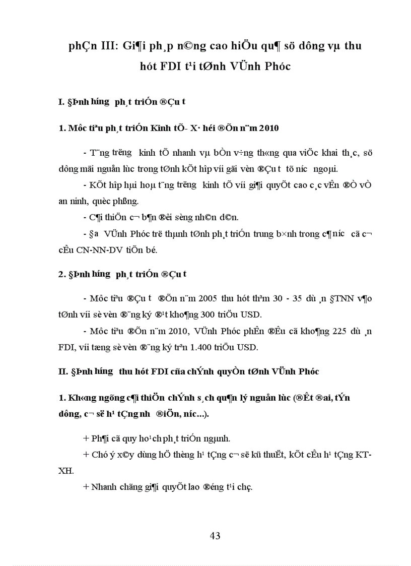 image for page Tình hình đầu tư trực tiếp nước ngoài FDI tại tỉnh Vĩnh Phúc thực trạng và giải pháp 1