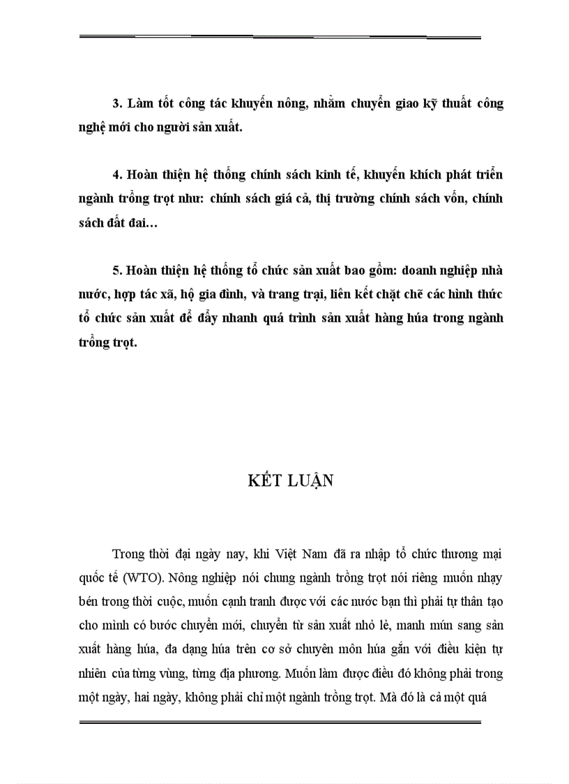 image for page Một số vấn đề về phát triển SX trồng trọt theo hướng SX hàng hóa ở nước ta hiện nay