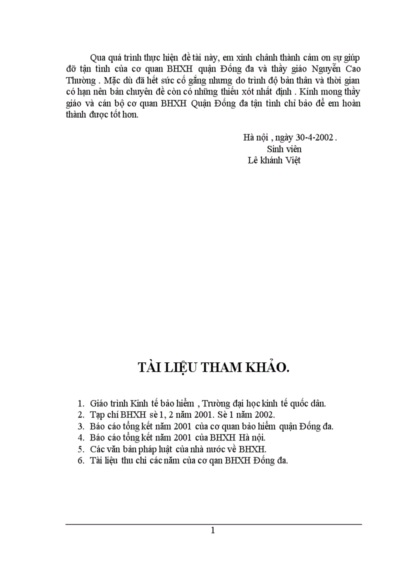 image for page Bàn về việc thu và chống thất thu quỹ bảo hiểm xã hội ở cơ quan Baỏ hiểm xã hội quận Đống đa 1