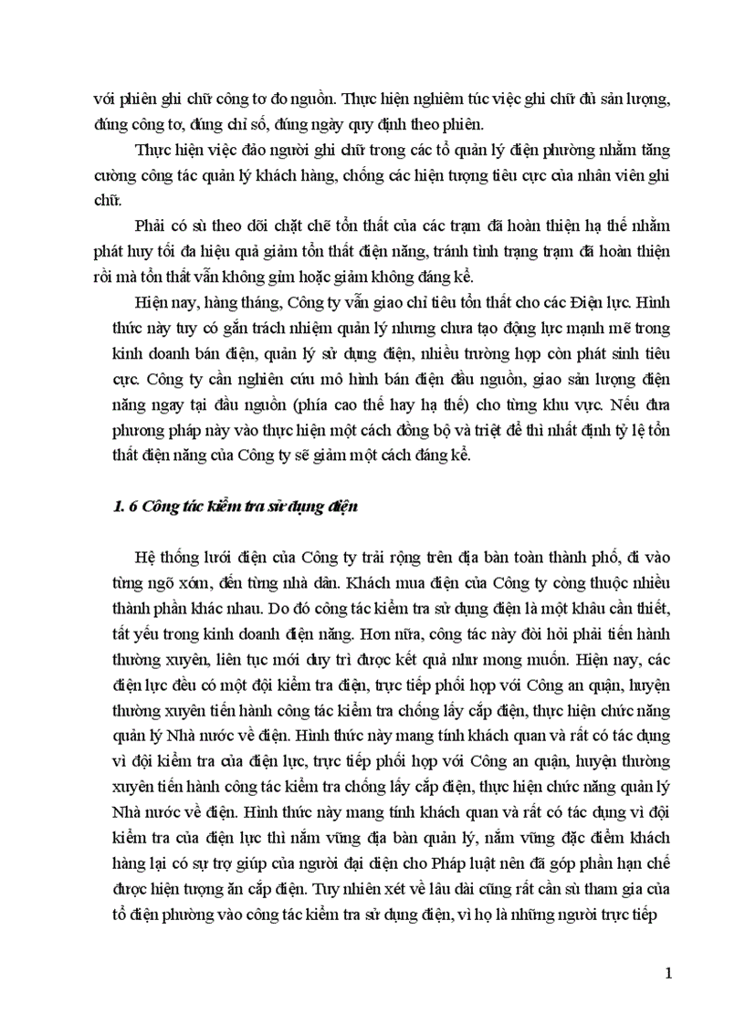 image for page Tình hình sản xuất kinh doanh của Công ty điện lực thành phố Hà nội 1