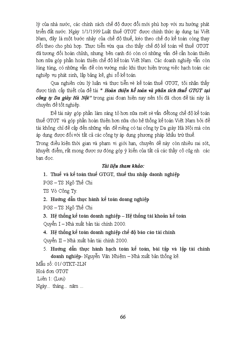 image for page Hoàn thiện kế toán và phân tích thuế GTGT tại công ty Da giày Hà Nội