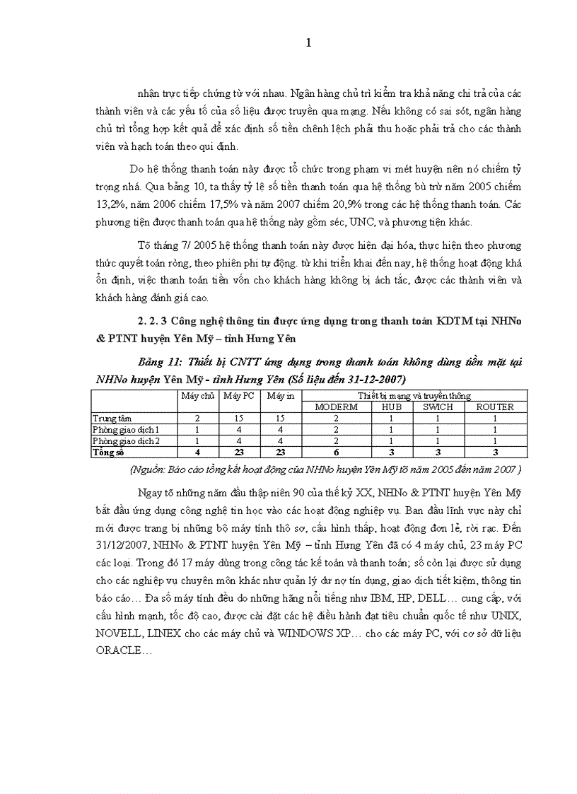 image for page Mở rộng thanh toán không dùng tiền mặt dựa trên nền tảng công nghệ thông tin tại NHNo huyện Yên Mỹ tỉnh Hưng Yên