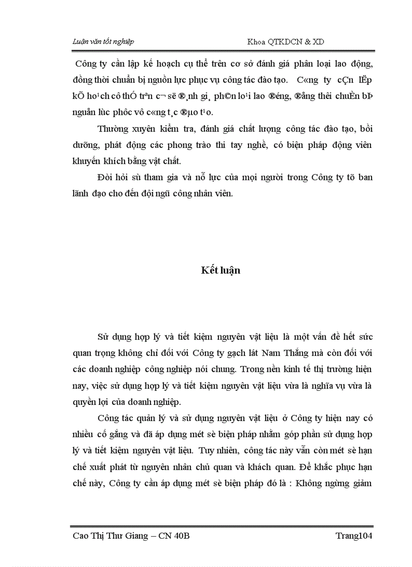 image for page Sử dụng hợp lý và tiết kiệm nguyên vật liệu tại Công ty Cổ phần đầu tư xây dựng và sản xuất vật liệu Nam Thắng