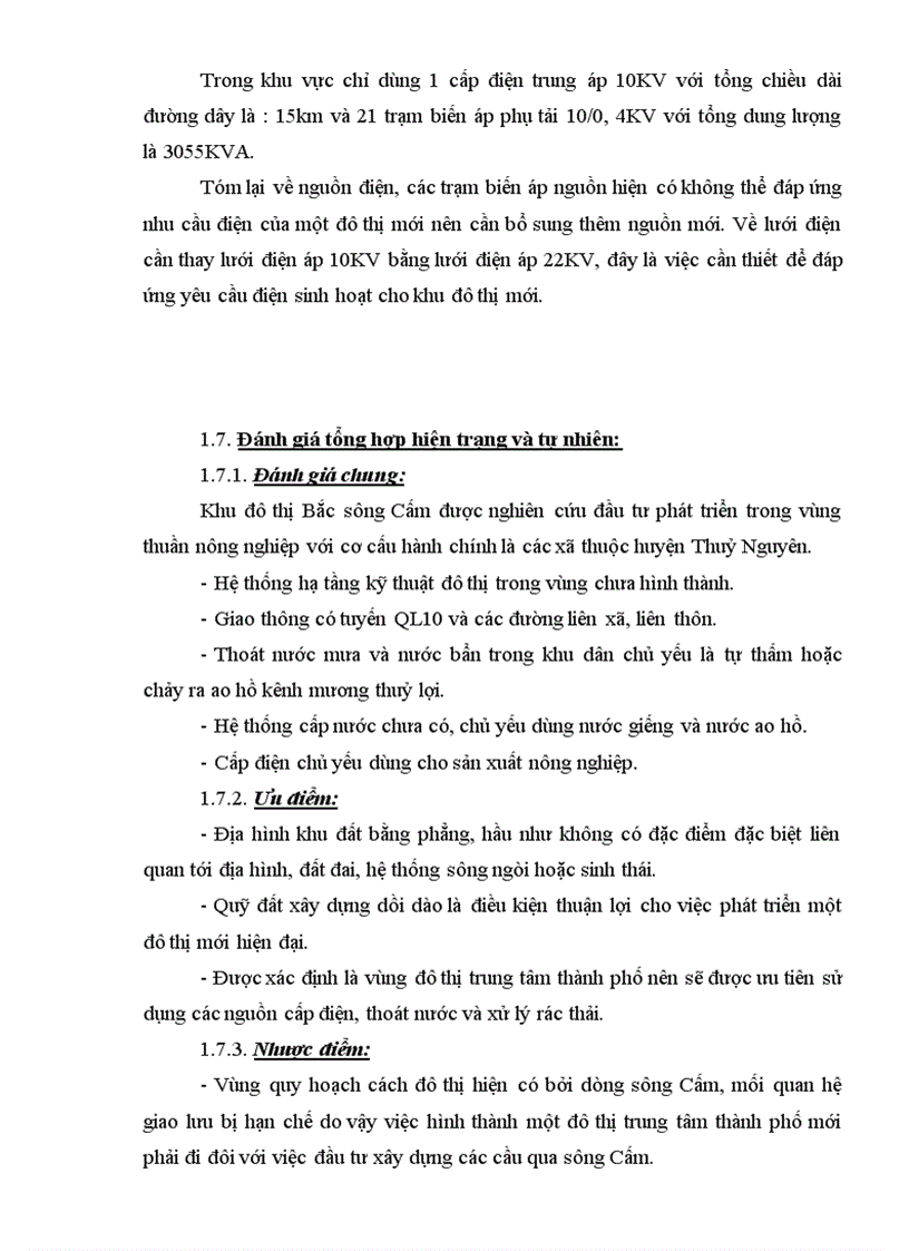 image for page Nội dung quy hoạch chi tiết khu đô thị bắc sông Cấm 1