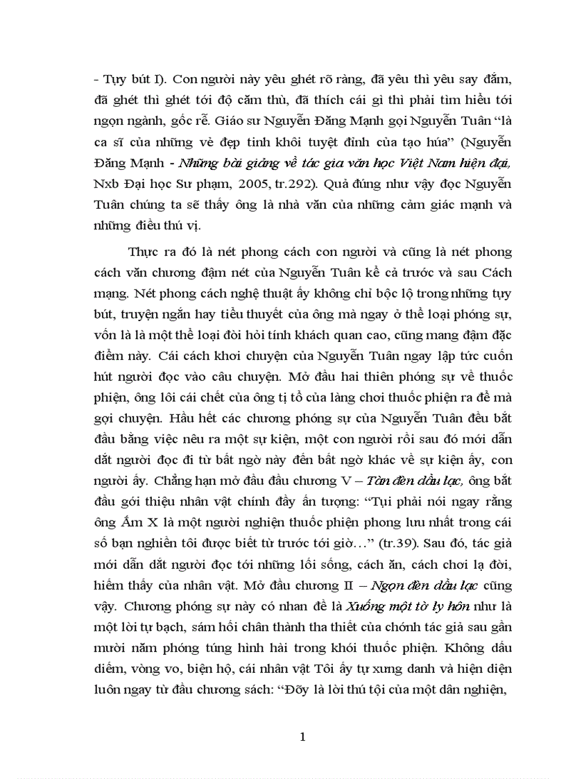 image for page Nét riêng của phóng sự Nguyễn Tuân