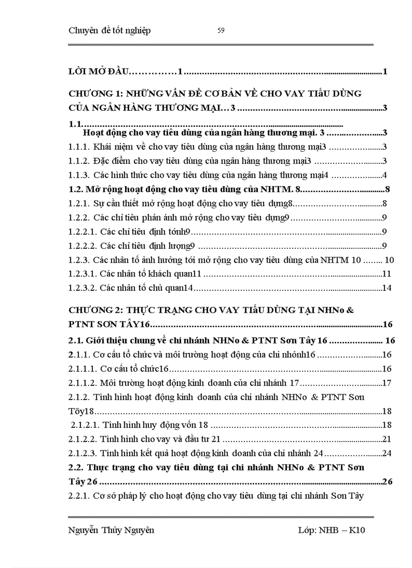 image for page Giải pháp mở rộng cho vay tiêu dùng tại chi nhánh NHNo PTNT Sơn Tây 1